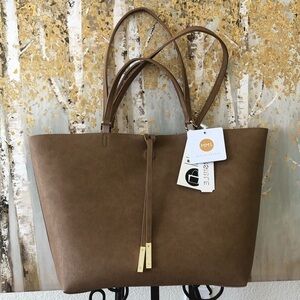 NEW MMS Design Studio Women’s Taupe Handbag